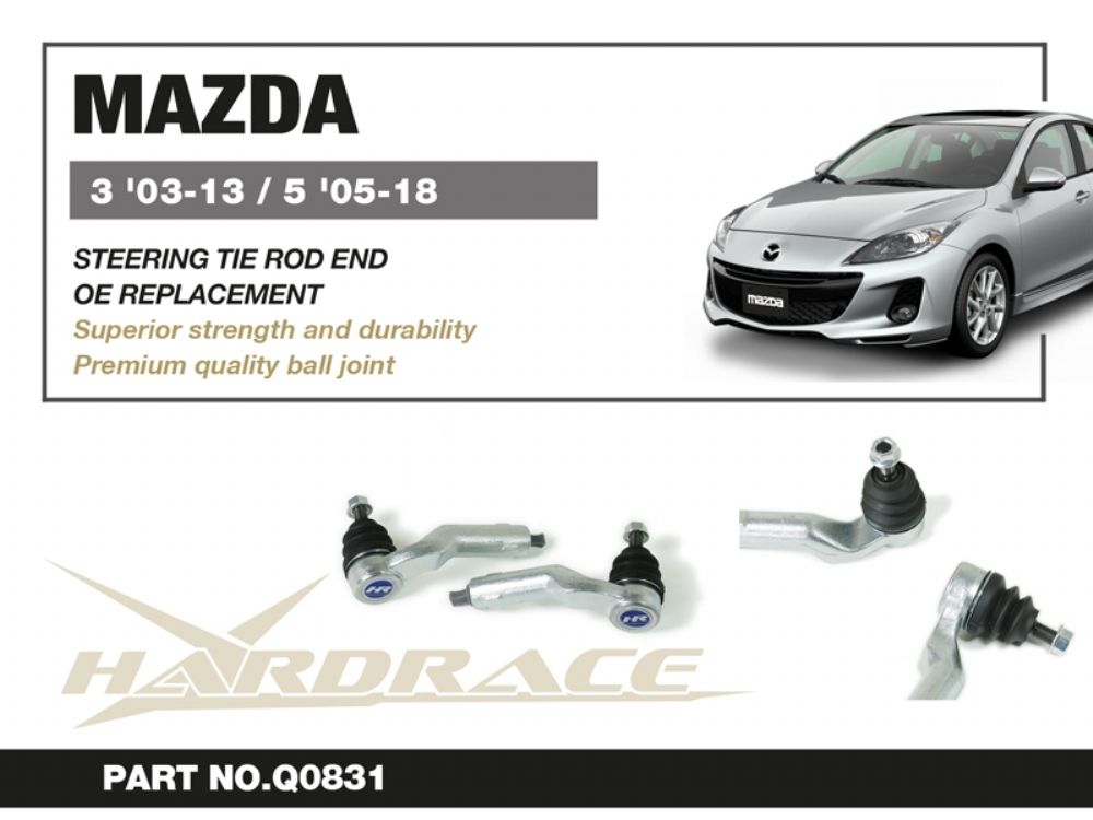 Testine esterne di sterzo Hardrace Mazda 3 e Mazda 5/Premacy – 2 pezzi – foto 2