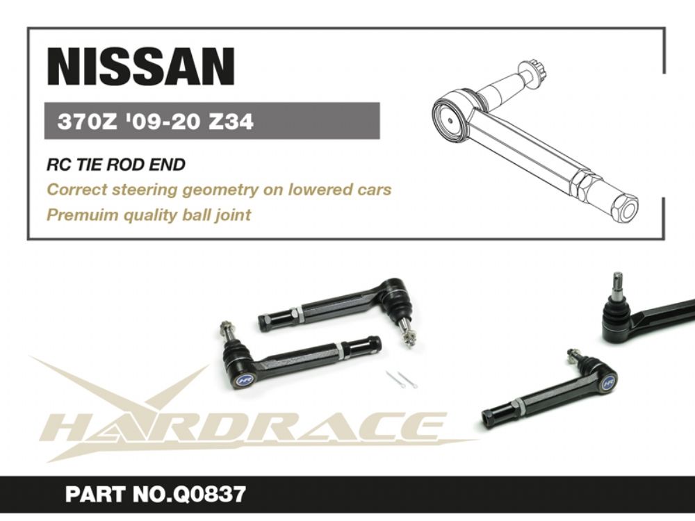 Testine esterne di sterzo per vetture ribassate Hardrace Nissan e Infiniti – 2 pezzi – foto 2