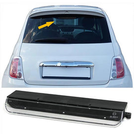 Terza LED freno luce trasparente vetro nero per Fiat 500 2007-2024