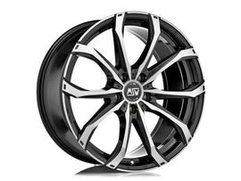 Cerchio in Lega MSW 48 21x10 ET25 5x110 GLOSS BLACK FULL POLISHED