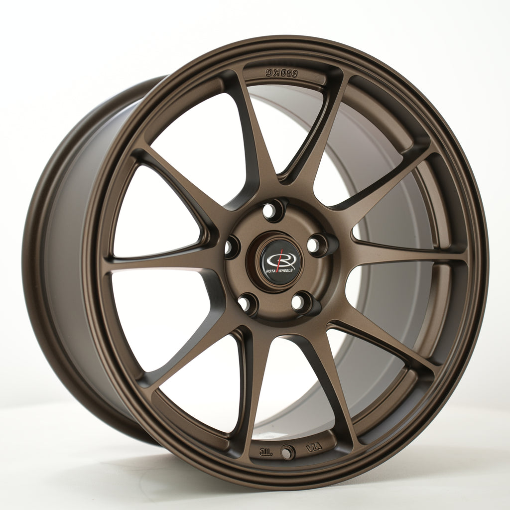 Cerchio in lega Rota Wheels Titan 17x9 5x114.3 ET42 Bronze Satiné