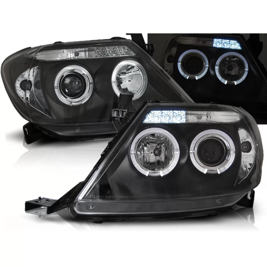 TOYOTA HILUX 05-11 Angel Eyes nero