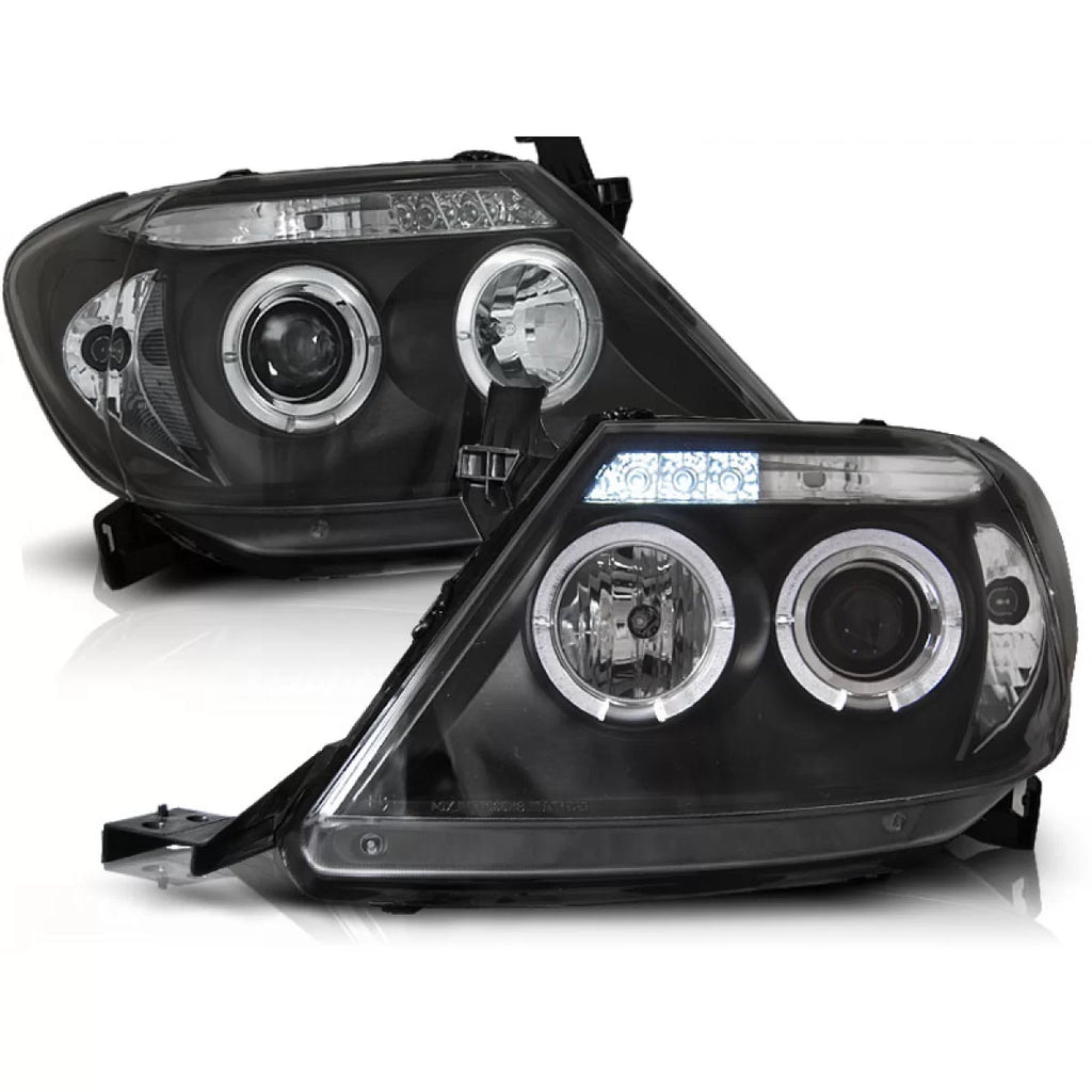 TOYOTA HILUX 05-11 Angel Eyes nero