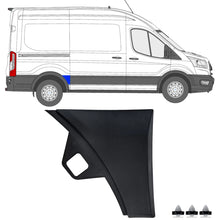 Modanatura striscia paraurti striscia posteriore destro parafango per Ford Transit V363 2014-2019 L2
