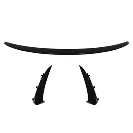 Spoiler baule con Paraurti posteriore appendici laterale alette Flics per Mercedes Classe C Coupe C205 (2014-2019) Nero