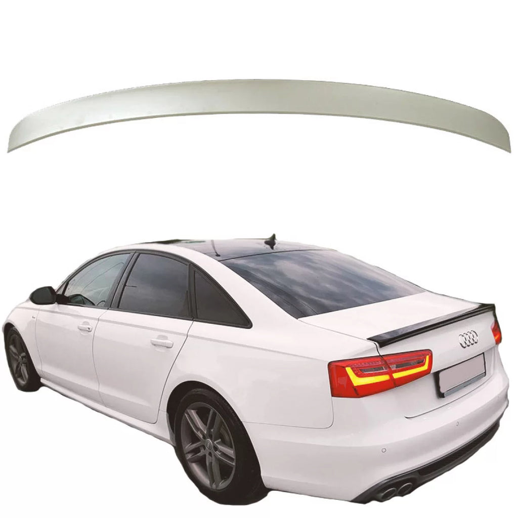 Spoiler baule per Audi A6 C7 11-18 Abt stile in plastica ABS