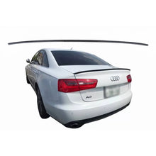 Carica l'immagine nel visualizzatore di Gallery, Spoiler baule per Audi A6 C7 11-18 Nero lucido in plastica ABS