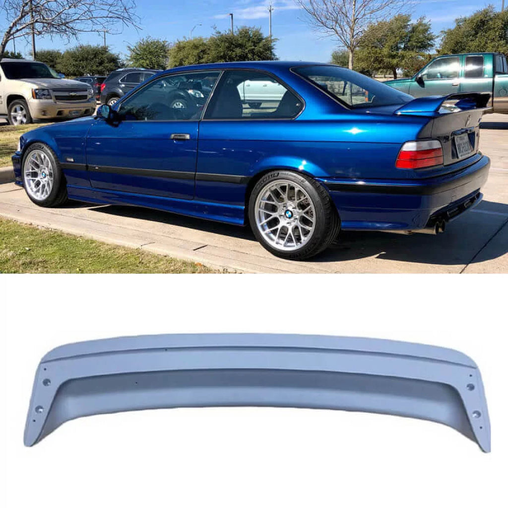 Spoiler baule per BMW 3 E36 90-99 Coupe M3 GT-stile in plastica ABS
