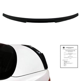 Spoiler baule per BMW 3 E92 05-11 M4 stile spoiler a labbro in plastica ABS Nero lucido
