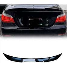 Carica l'immagine nel visualizzatore di Gallery, Spoiler baule per BMW 5 E60 03-11 M4 stile spoiler a labbro Nero lucido in plastica ABS