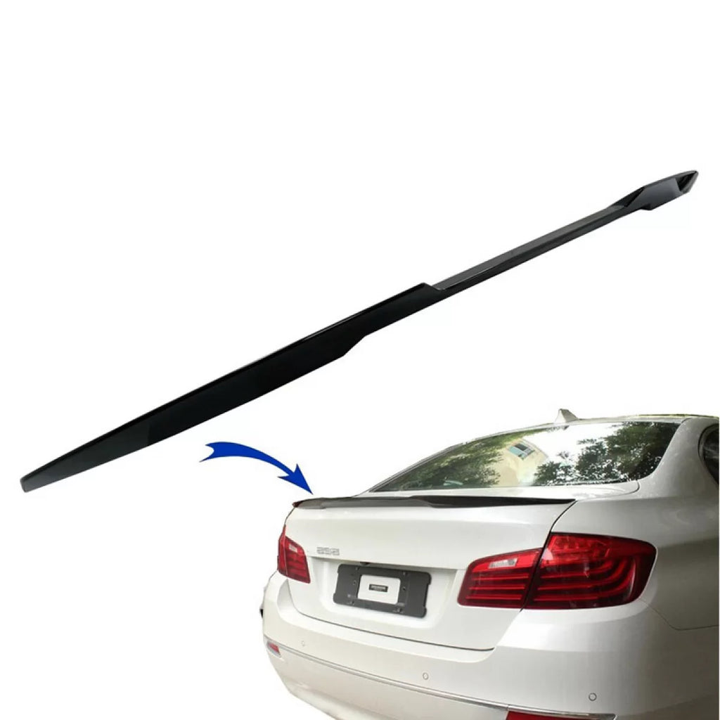 Spoiler baule per BMW 5 F10 11-17 M4 stile spoiler a labbro in plastica ABS Nero lucido