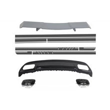 Spoiler baule diffusore Terminali di scarico per MERCEDES W176 Classe A 2012+ A-design con laterale adesivi adesivo