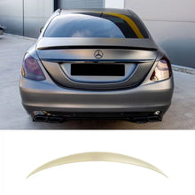Carica l'immagine nel visualizzatore di Gallery, Spoiler baule per Mercedes-Benz Classe C W205 berlina 13-20 A design stile spoiler a labbro in ABS plastica