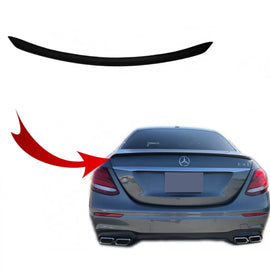 Spoiler baule per Mercedes-Benz Classe E W213 16+ plastica Nero opaco