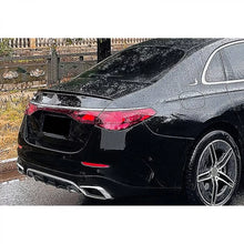 Spoiler baule per Mercedes-Benz Classe E W214 2024+ A design V2 stile ABS plastica Nero lucido