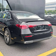 Spoiler baule per Mercedes-Benz Classe E W214 2024+ A design E63S V2 stile ABS plastica Nero lucido