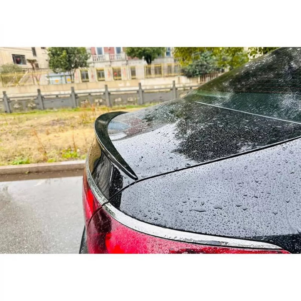 Spoiler baule per Mercedes-Benz Classe E W214 2024+ A design V2 stile ABS plastica Nero lucido