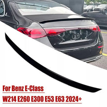 Spoiler baule per Mercedes-Benz Classe E W214 2024+ A design E63S V2 stile ABS plastica Nero lucido