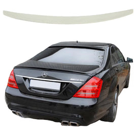 Spoiler baule per Mercedes-Benz Classe S W221 05-13 A design stile spoiler a labbro in poliuretano