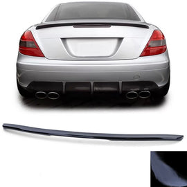 Spoiler baule per Mercedes-Benz SLK R171 04-10 A design stile spoiler a labbro in plastica ABS verniciato Nero lucido