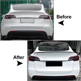 Spoiler baule per Tesla modello Y 2020+ spoiler a labbro Nero lucido in plastica ABS