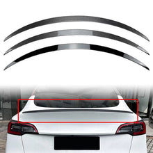 Carica l'immagine nel visualizzatore di Gallery, Spoiler baule per Tesla modello Y 2020+ spoiler a labbro Nero lucido in plastica ABS