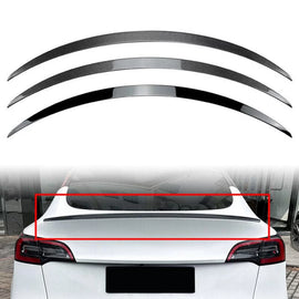 Spoiler baule per Tesla modello Y 2020+ spoiler a labbro Nero lucido in plastica ABS
