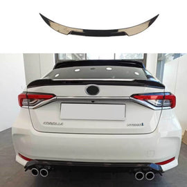 Spoiler baule per Toyota Corolla 2019+ E21 4D berlina Nero lucido spoiler a labbro in ABS plastica