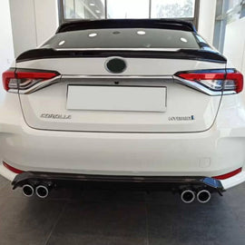 Spoiler baule per Toyota Corolla 2019+ E21 4D berlina Nero lucido spoiler a labbro in ABS plastica