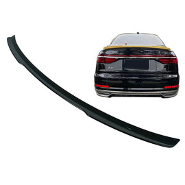 Spoiler baule alettone per Audi A8 D5 4N berlina (2018-2022) lucido nero
