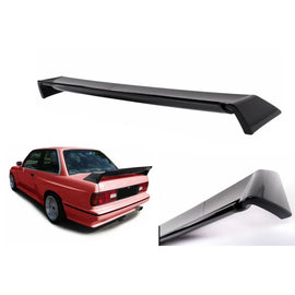 Spoiler baule alettone per BMW Serie 3 E30 berlina Coupe Cabrio (1982-1992) Nero lucido