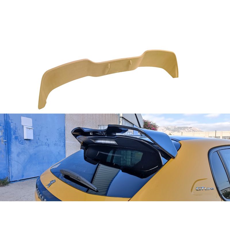 Spoiler da Tetto SK-Import Peugeot 208 GT 5 Porte Poliuretano