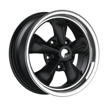 Load image into Gallery viewer, Cerchio in Lega Fondmetal -classic- CLASSIC TT01 15x6 ET36 5x130 MATT BLACK MACHINED NO CLEARCOAT MACHINED LIP