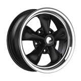 Cerchio in Lega Fondmetal -classic- CLASSIC TT01 15x5 ET36 5x130 MATT BLACK MACHINED NO CLEARCOAT MACHINED LIP