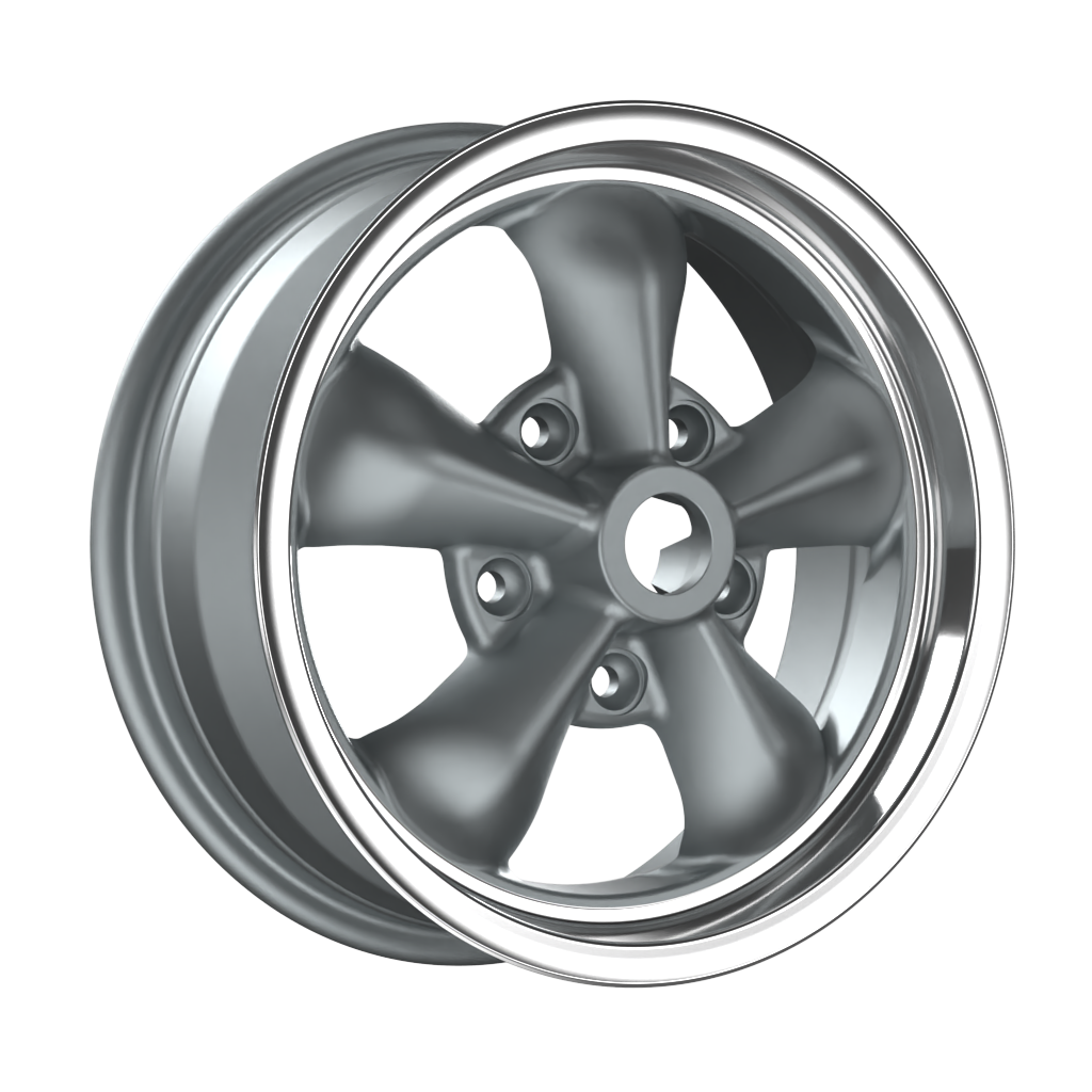 Cerchio in Lega Fondmetal -classic- CLASSIC TT01 15x5 ET36 5x130 MATT CLEARCOAT 20 GLOSS MACHINED
