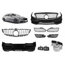 Body kit A design 63 tipo per Mercedes CLS C218 2011-2017 con cromato griglia tuning