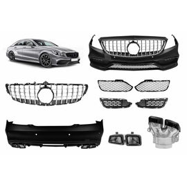 Body kit A design 63 tipo per Mercedes CLS C218 2011-2017 con cromato griglia tuning