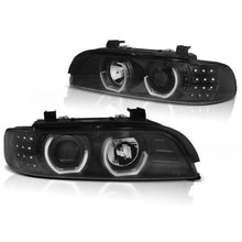 Carica l'immagine nel visualizzatore di Gallery, Kit fari anteriori con 3D LED Angel Eyes per BMW E39 09.1995-05.2003 berlina/wagon, sinistro e destro tuning