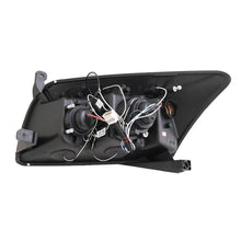Carica l'immagine nel visualizzatore di Gallery, Kit fari anteriori con Angel Eyes per Dodge Caliber 2006-2012 con nero base, sinistro e destro tuning