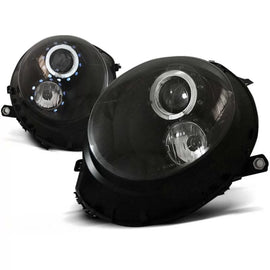 Kit fari anteriori con Angel Eyes per MINI COOPER R55/R56/R57 2006-2014, sinistro e destro tuning