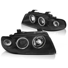 Carica l'immagine nel visualizzatore di Gallery, Kit fari anteriori con CCFL Angel Eyes per Audi A4 B5 11.1994-12.1998 berlina/wagon, sinistro e destro tuning