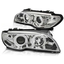 Kit fari anteriori con CCFL Angel Eyes per BMW 3 E46 04.2003-2006 coupe/cabriolet, sinistro e destro tuning