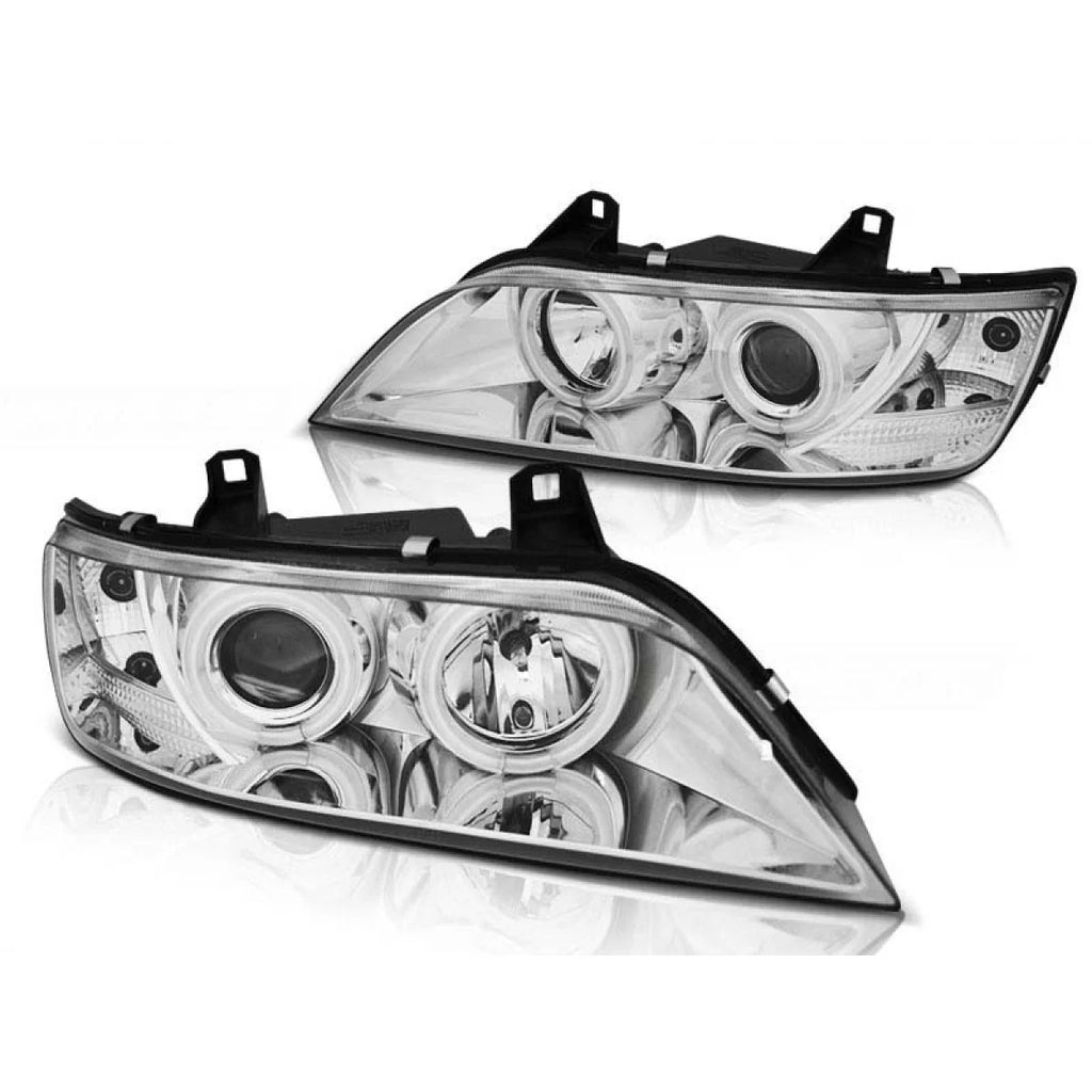 Kit fari anteriori con CCFL Angel Eyes per BMW Z3 01.1996-2002 coupe / cabrio, sinistro e destro tuning