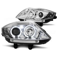 Carica l'immagine nel visualizzatore di Gallery, Kit fari anteriori con lampade alogene Angel Eyes per BMW Z4 E85 E86 2002-2008, sinistro e destro tuning