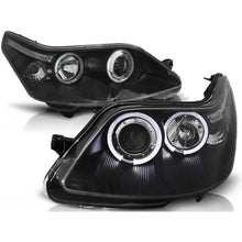 Carica l'immagine nel visualizzatore di Gallery, Kit fari anteriori con lampade alogene Angel Eyes per Citroen C4 2004-2010, sinistro e destro tuning