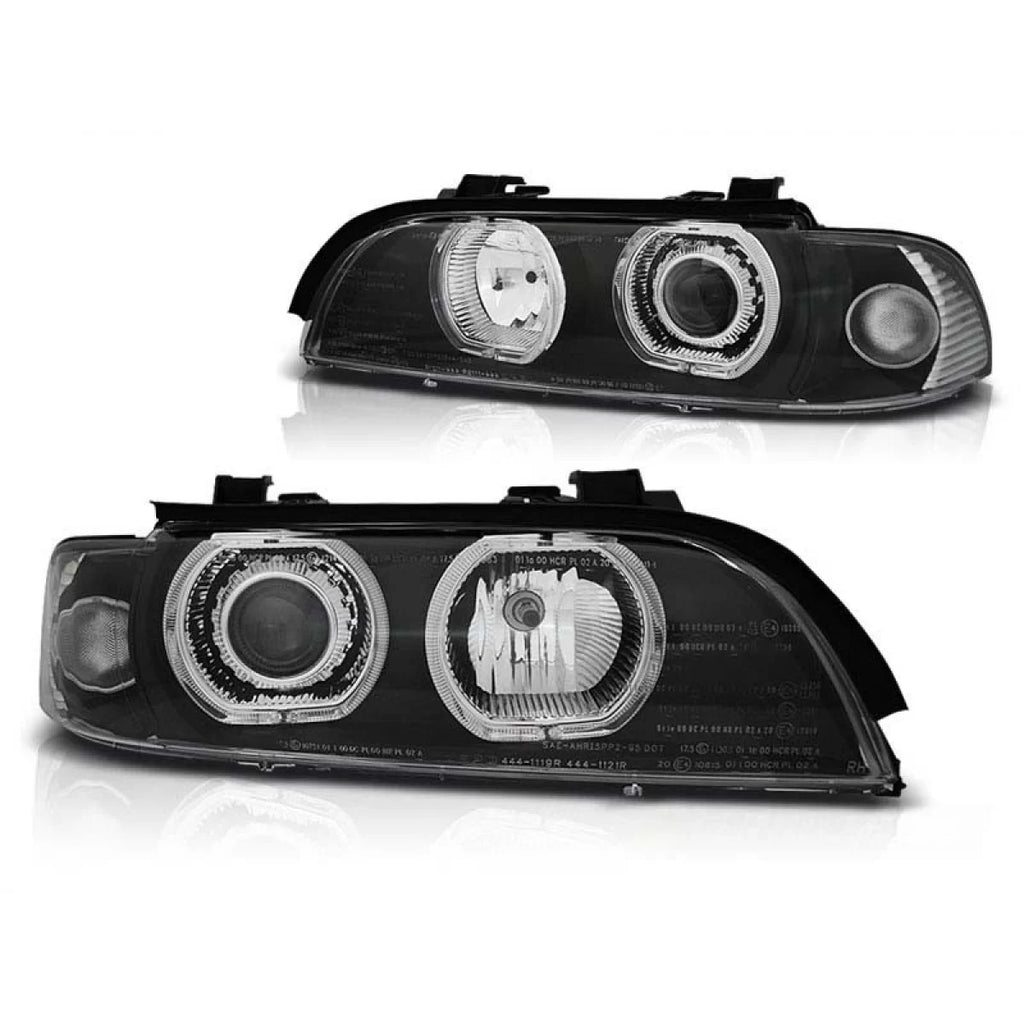 Kit fari anteriori con LED Angel Eyes per BMW E39 09.1995-05.2003 berlina/wagon, sinistro e destro tuning