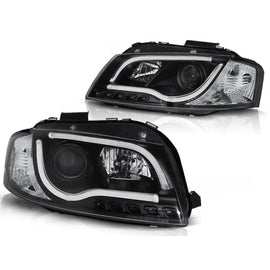 Kit fari anteriori con LED luci per Audi A3 8P 05.2003-03.2008 3D/5D, sinistro e destro tuning
