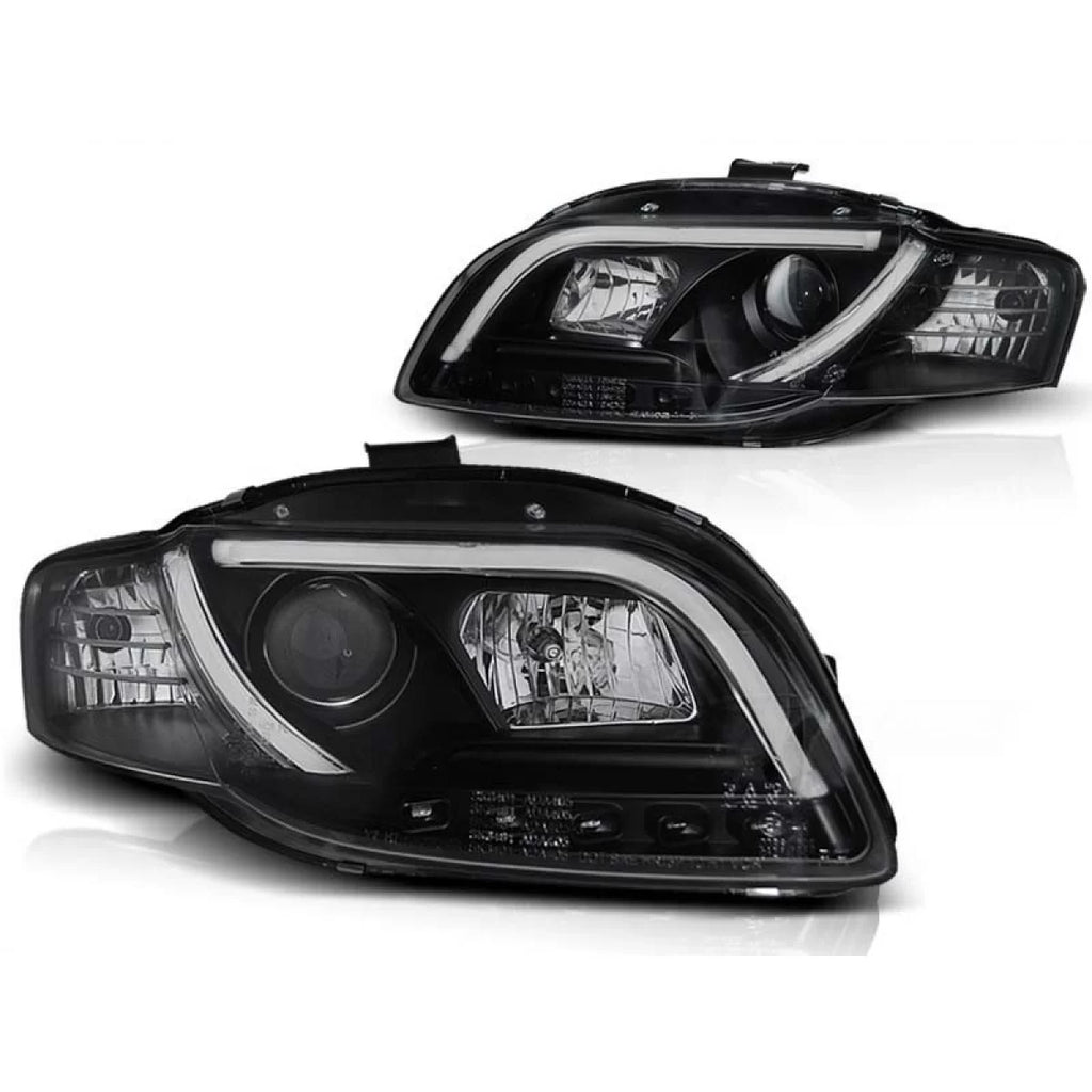 Kit fari anteriori con LED luci per Audi A4 B7 11.2004-03.2008 berlina/wagon/cabriolet, sinistro e destro tuning