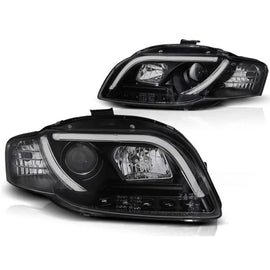 Kit fari anteriori con LED luci per Audi A4 B7 11.2004-03.2008 berlina/wagon/cabriolet, sinistro e destro tuning
