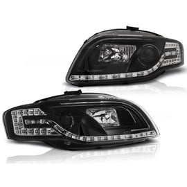 Kit fari anteriori con LED luci per Audi A4 B7 11.2004-03.2008 berlina/wagon/cabriolet, sinistro e destro tuning